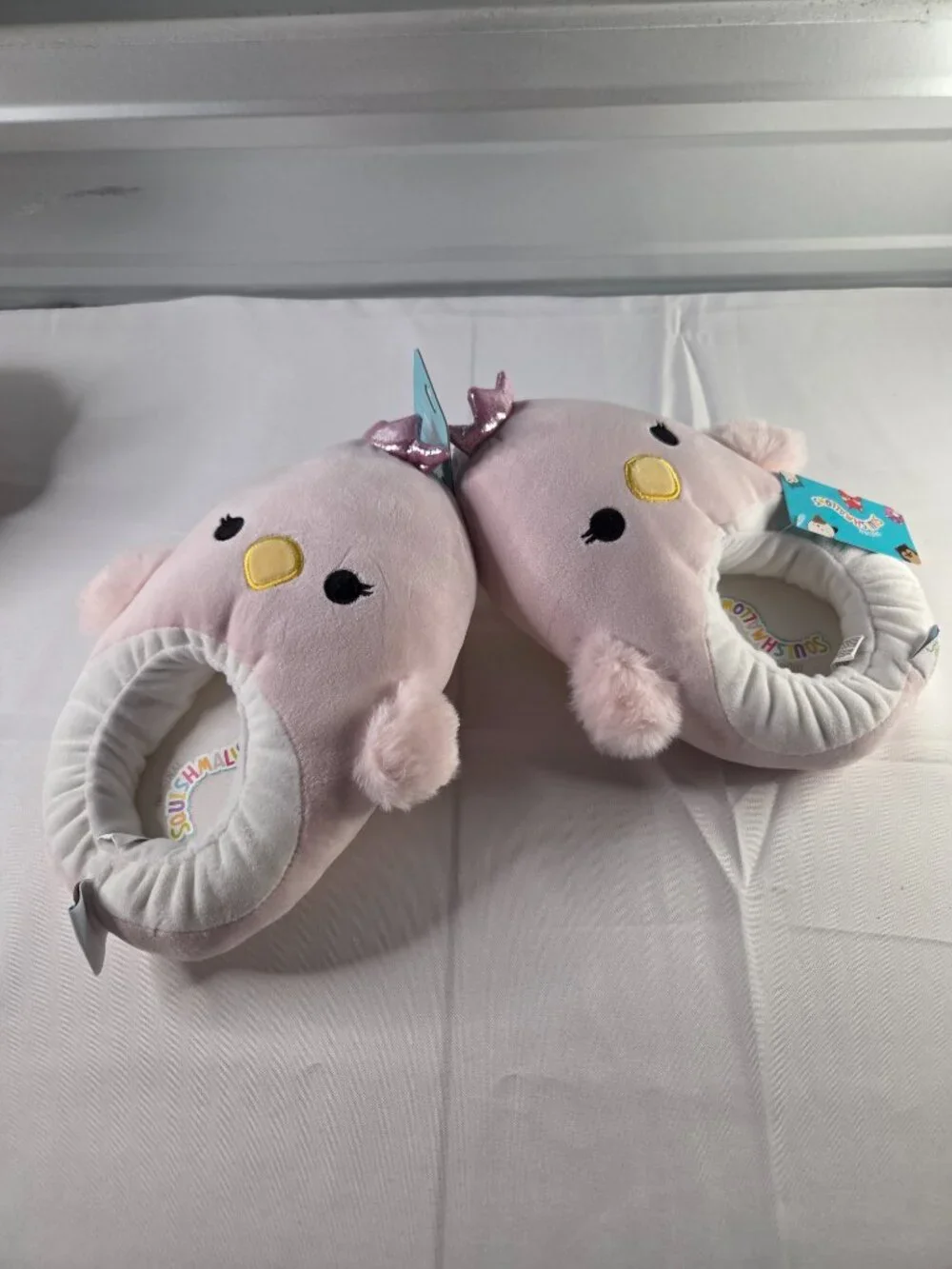 NWT Bundle Squishmallows Kids Slippers‎ Size 6-7 Plush Character